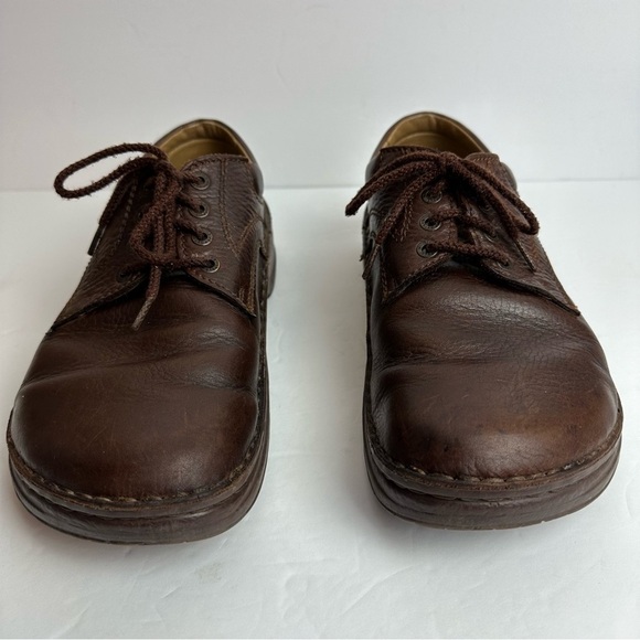 Vintage Birkenstock Memphis Shoes Men's size 10 Boots EU 43 Leather Brown - Picture 5 of 9